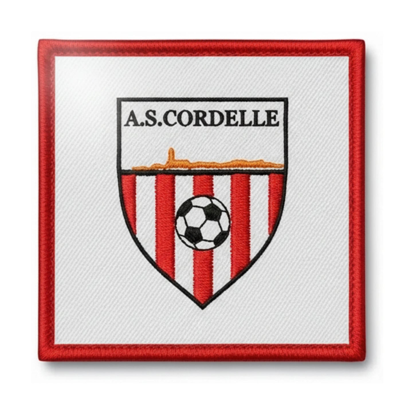 Patch brodé A.S. CORDELLE Football logo