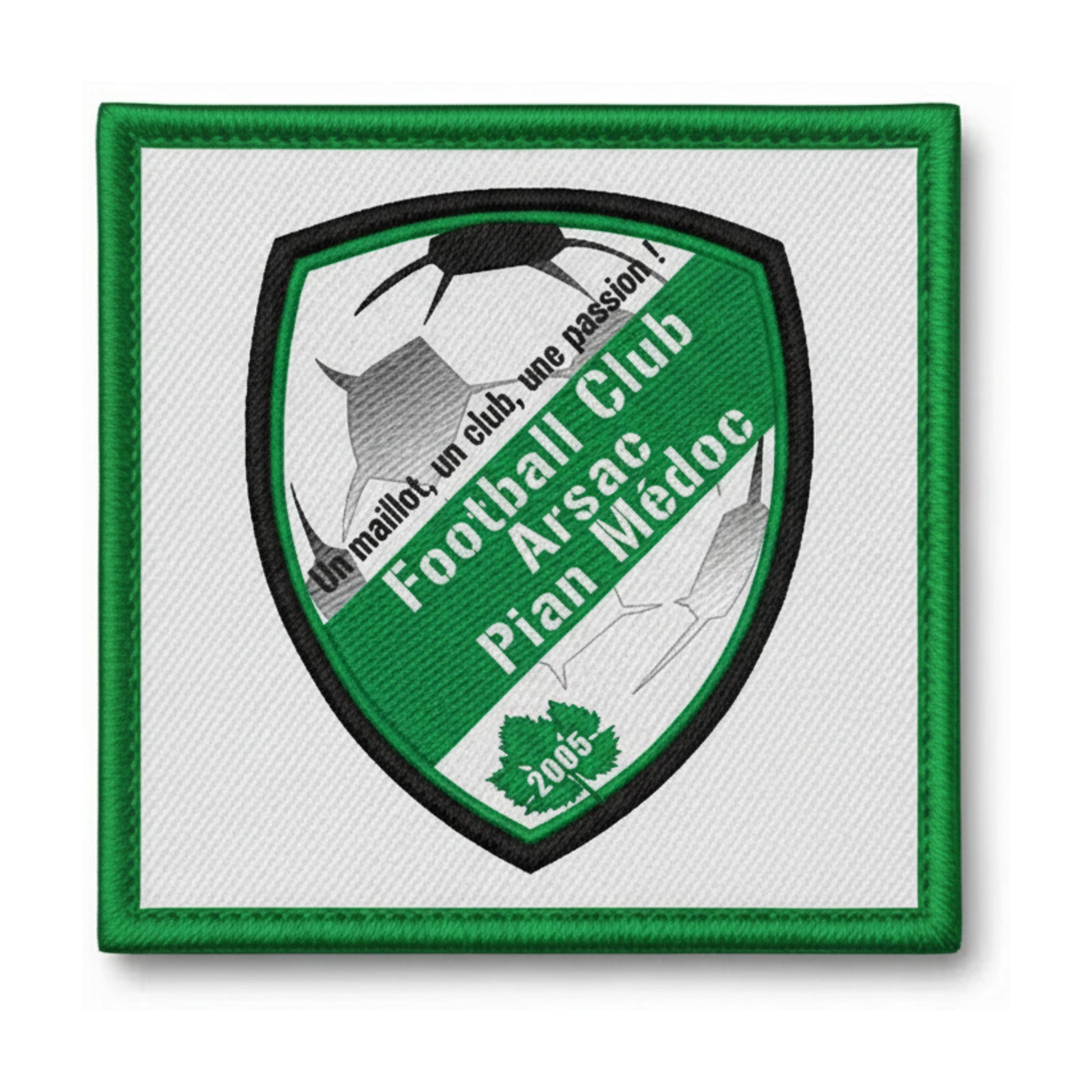 Patch brodé FC Arsac Lepian Medoc Football logo