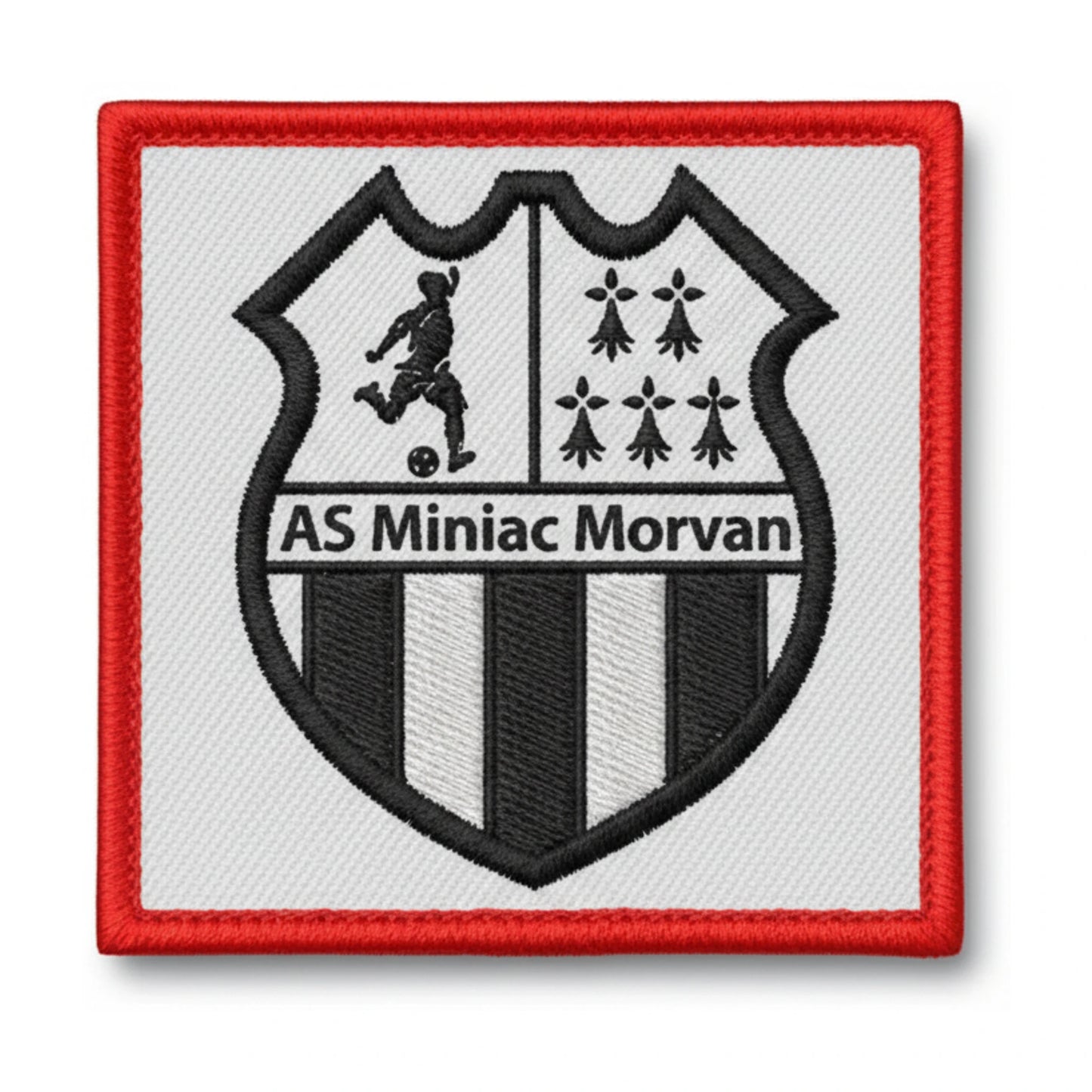 Patch brodé AM.S. MINIAC MORVAN Football logo
