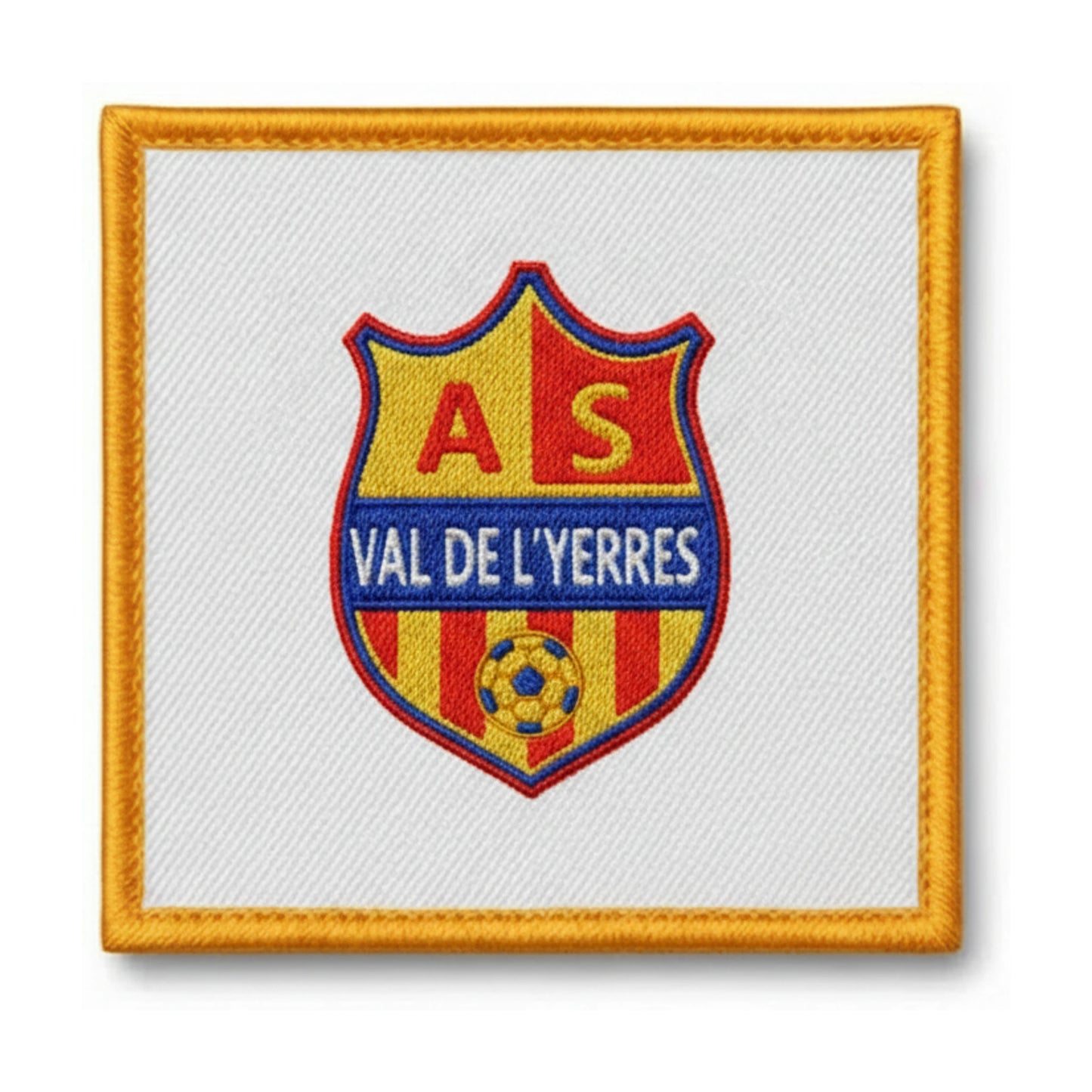 Patch brodé A.S. VAL DE L'YERRES Football logo