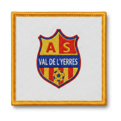 Patch brodé A.S. VAL DE L'YERRES Football logo