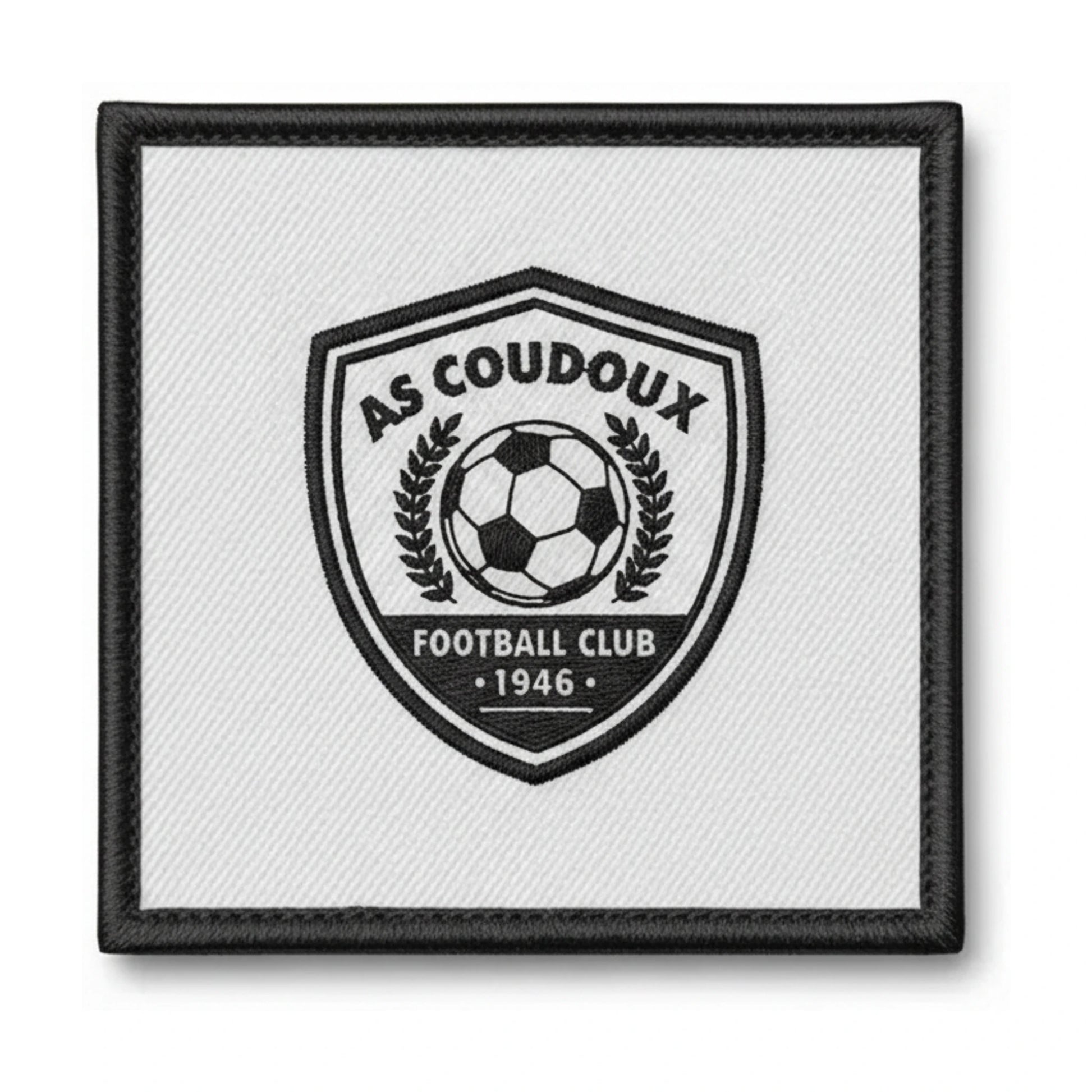 Patch brodé A.S. DE COUDOUX Football logo