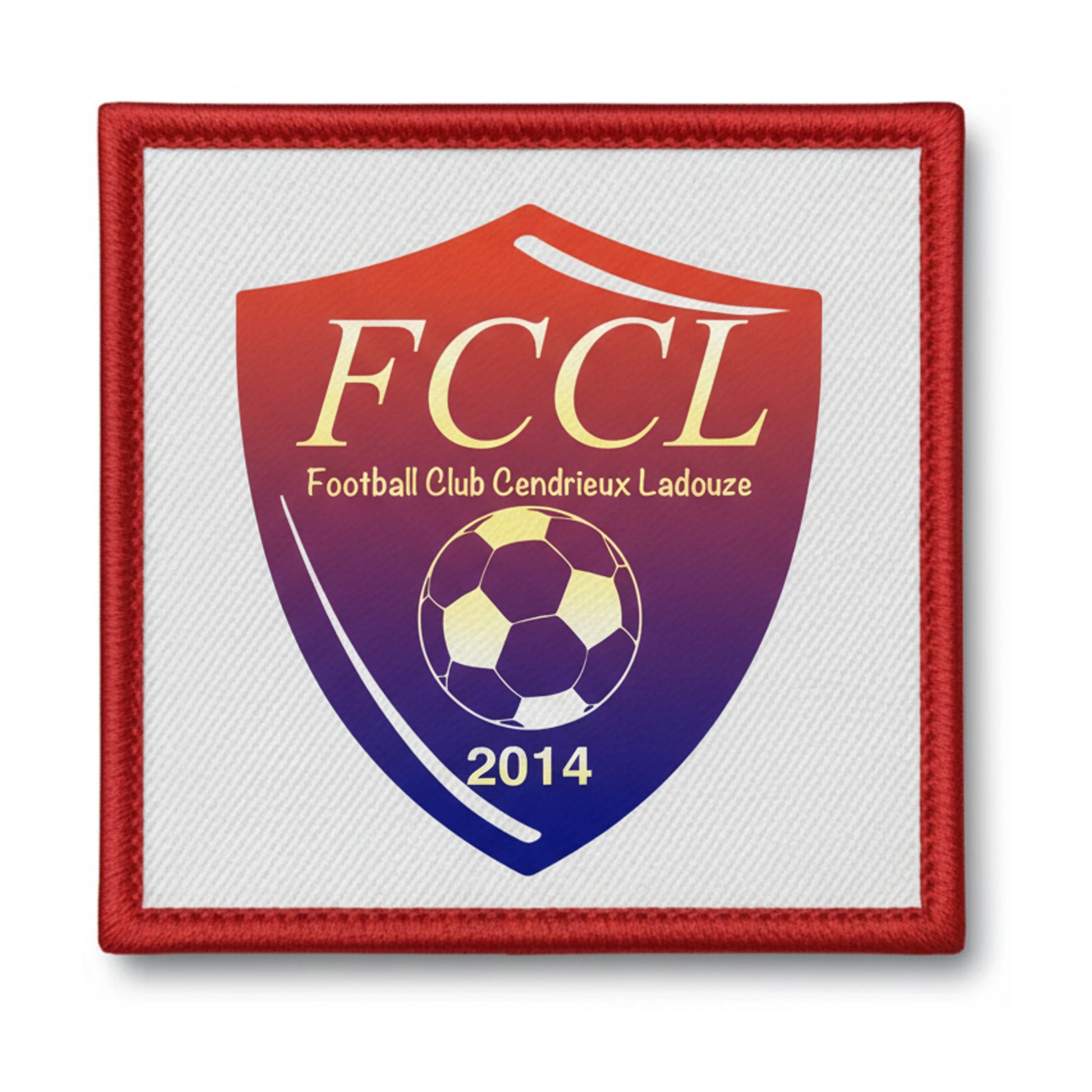 Patch brodé FC Cendrieux la Douze Football logo