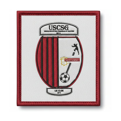 Patch brodé UNION SPORTIVE DES COMMUNAUX DE ST GRATIEN Football logo