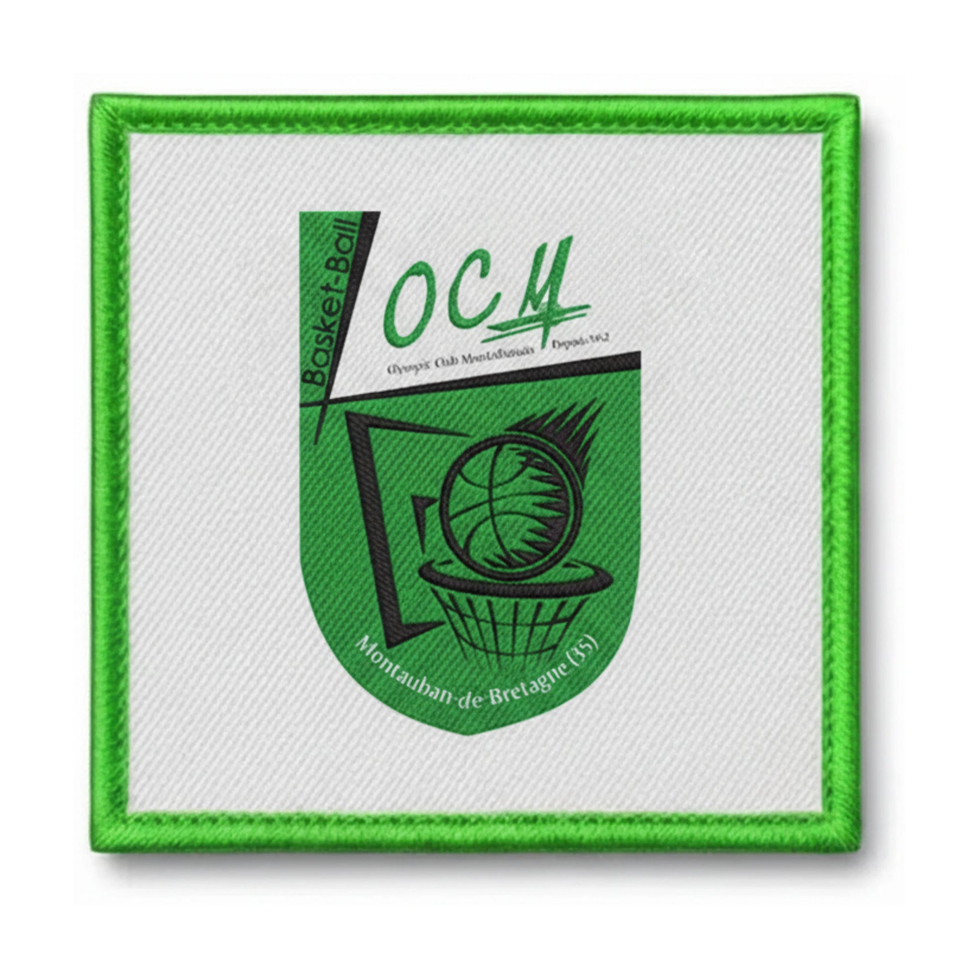 Patch brodé Montauban de Bgne Oc Basketball logo