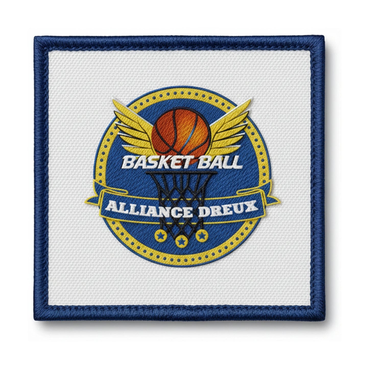 Patch brodé Alliance Dreux Basket Basketball logo
