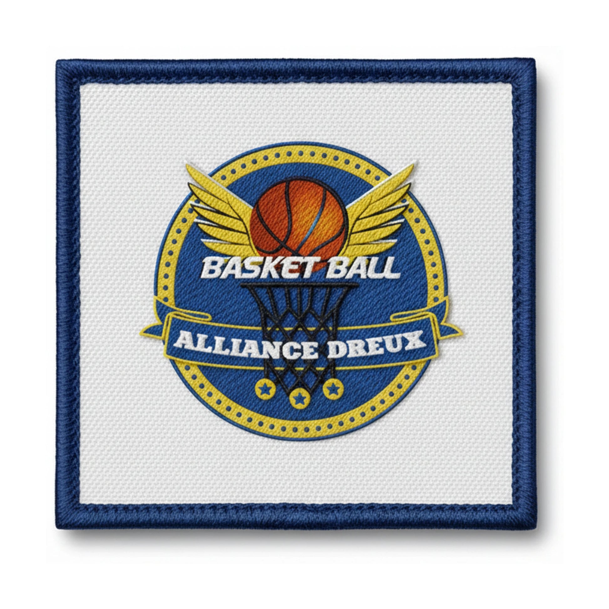Patch brodé Alliance Dreux Basket Basketball logo