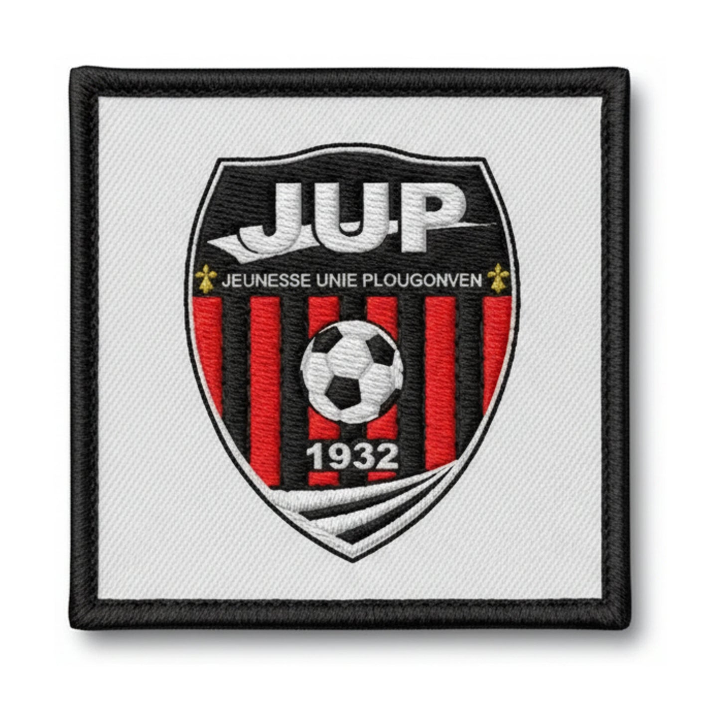 Patch brodé J. UNIE PLOUGONVEN Football logo