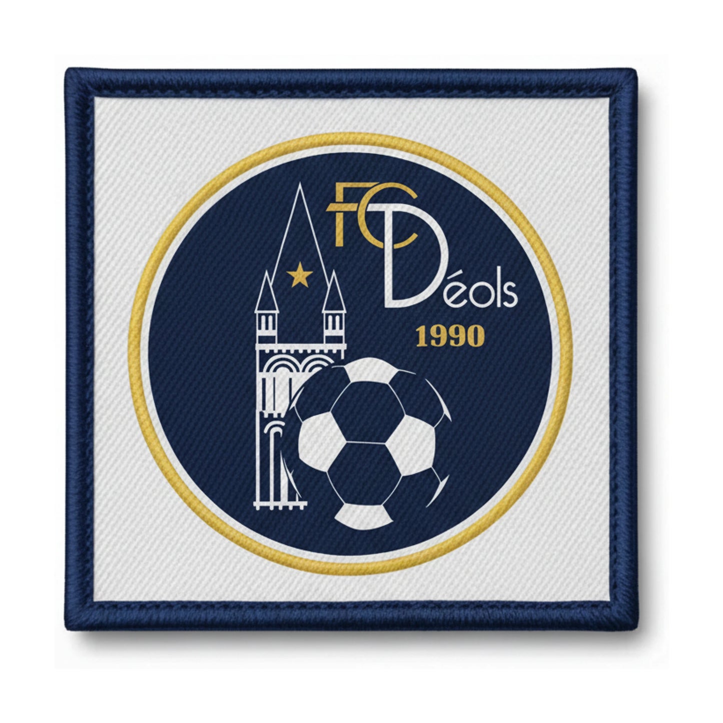 Patch brodé FC Deolois Deols Football logo