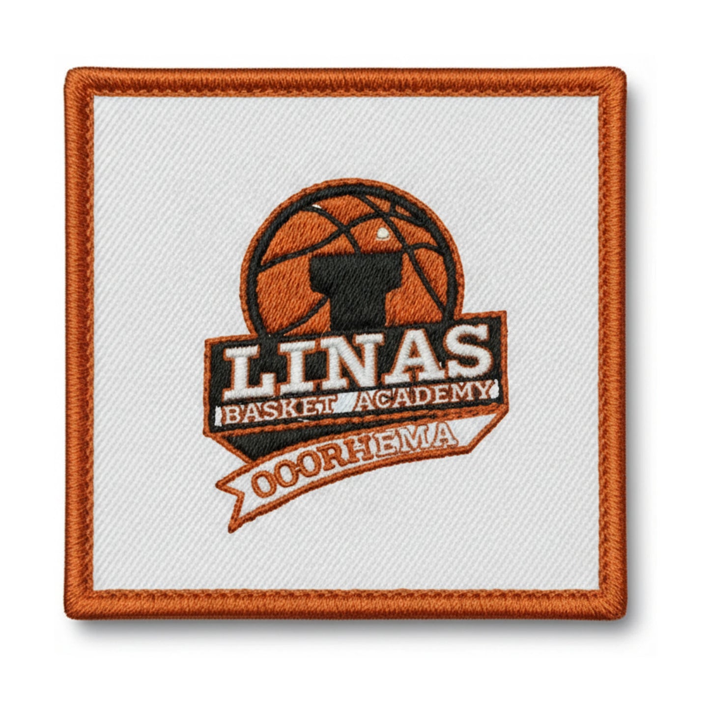 Patch brodé Linas Basket Academy Basketball logo