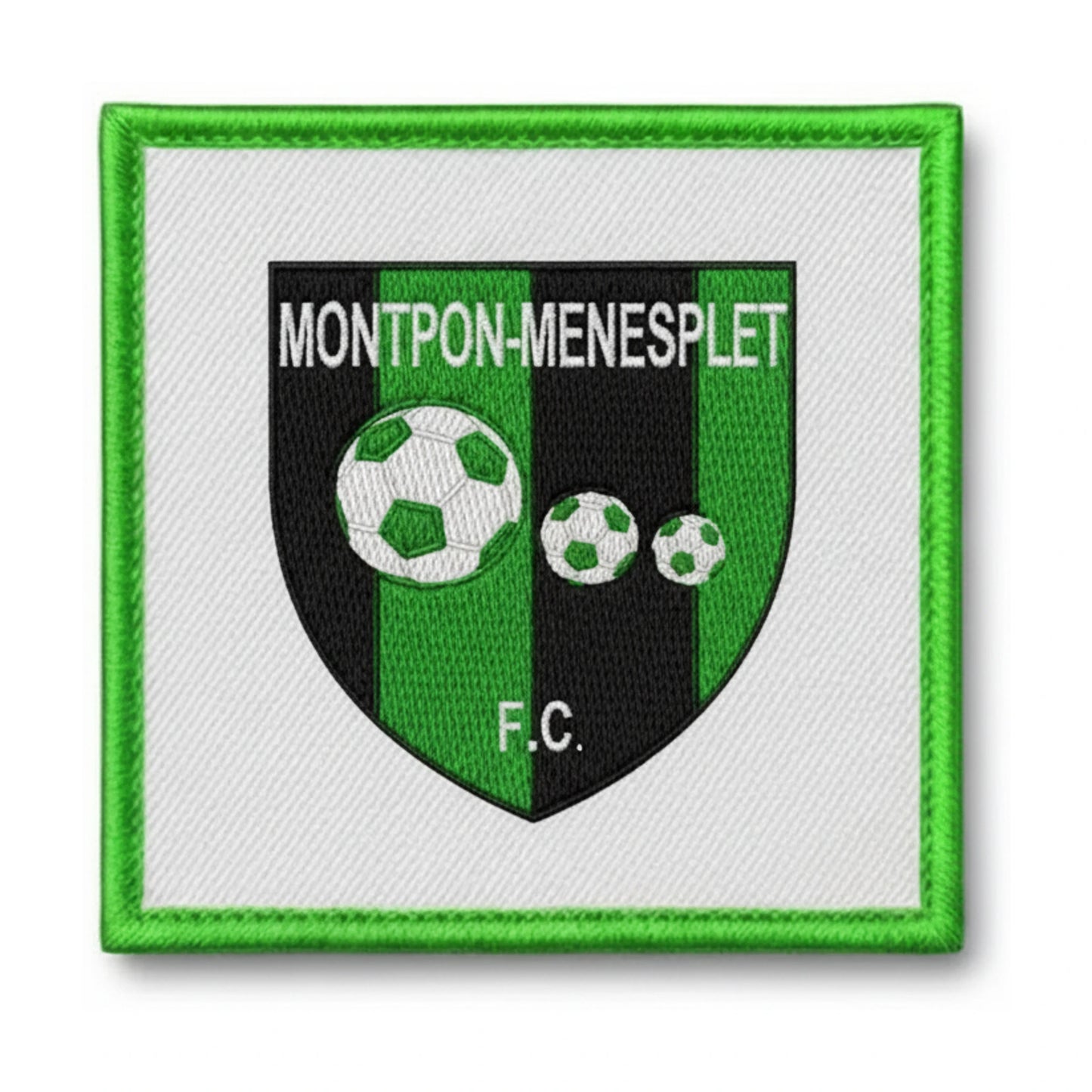 Patch brodé MONTPON MÉNESPLET FUTSAL Football logo