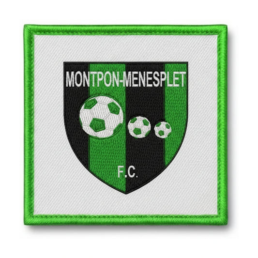 Patch brodé MONTPON MÉNESPLET FUTSAL Football logo