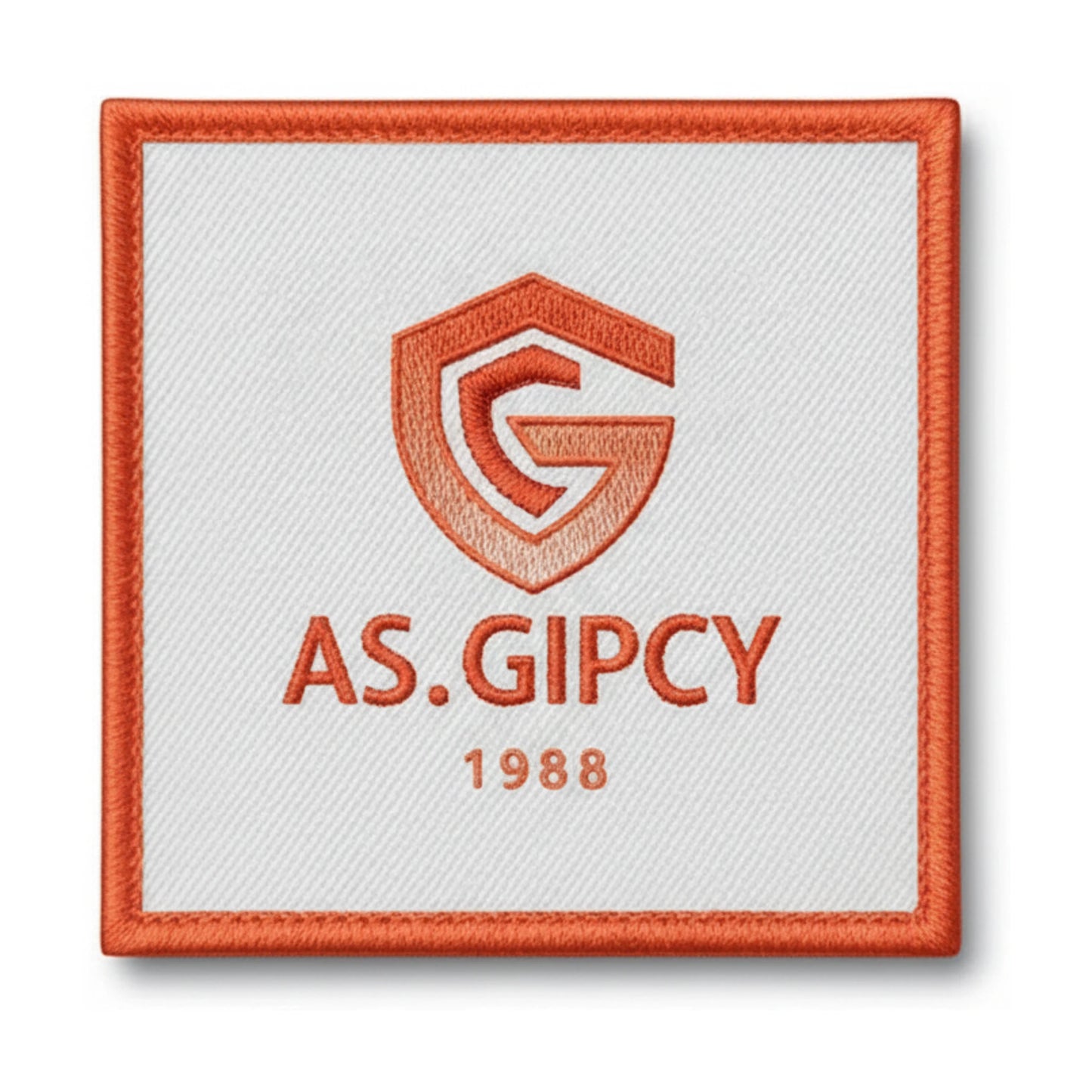 Patch brodé A.S. DE GIPCY Football logo