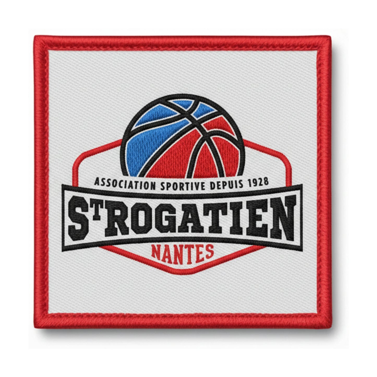 Patch brodé AS Saint Rogatien Nantes Basketball logo