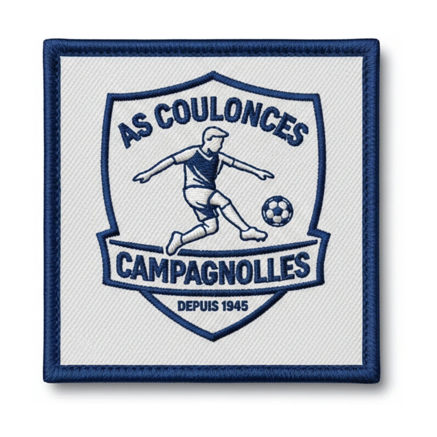 Patch brodé A.S. COULONCES CAMPAGNOLES Football logo