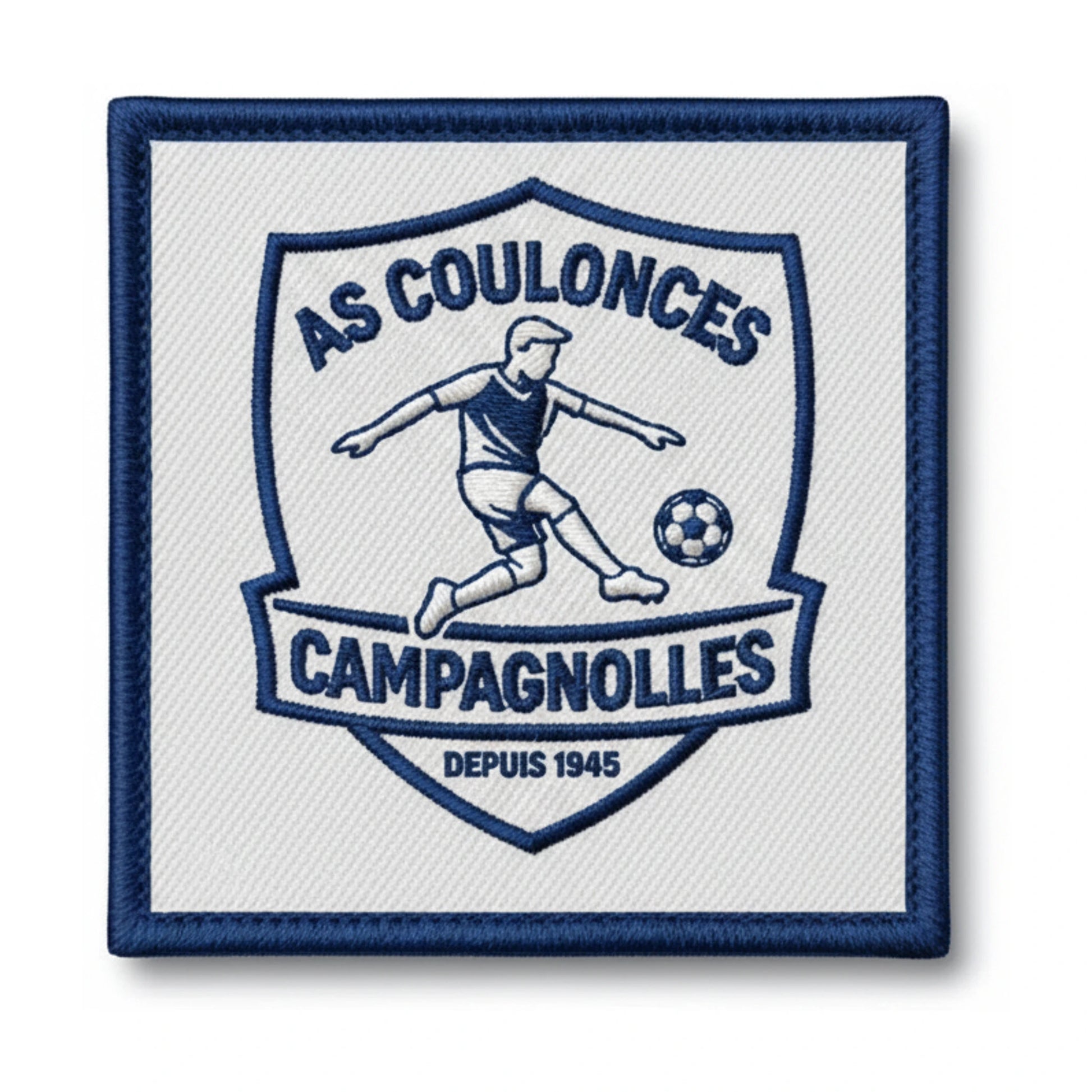Patch brodé A.S. COULONCES CAMPAGNOLES Football logo