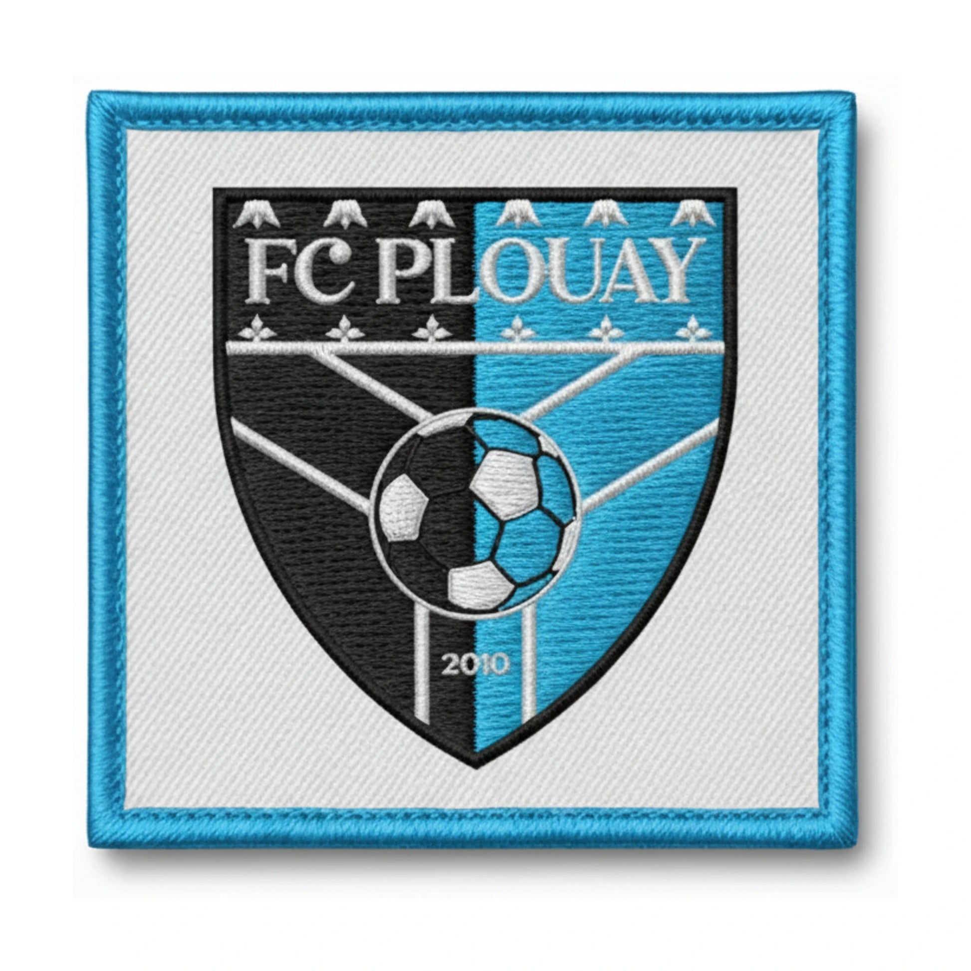 Patch brodé F. C. DE PLOUAY Football logo