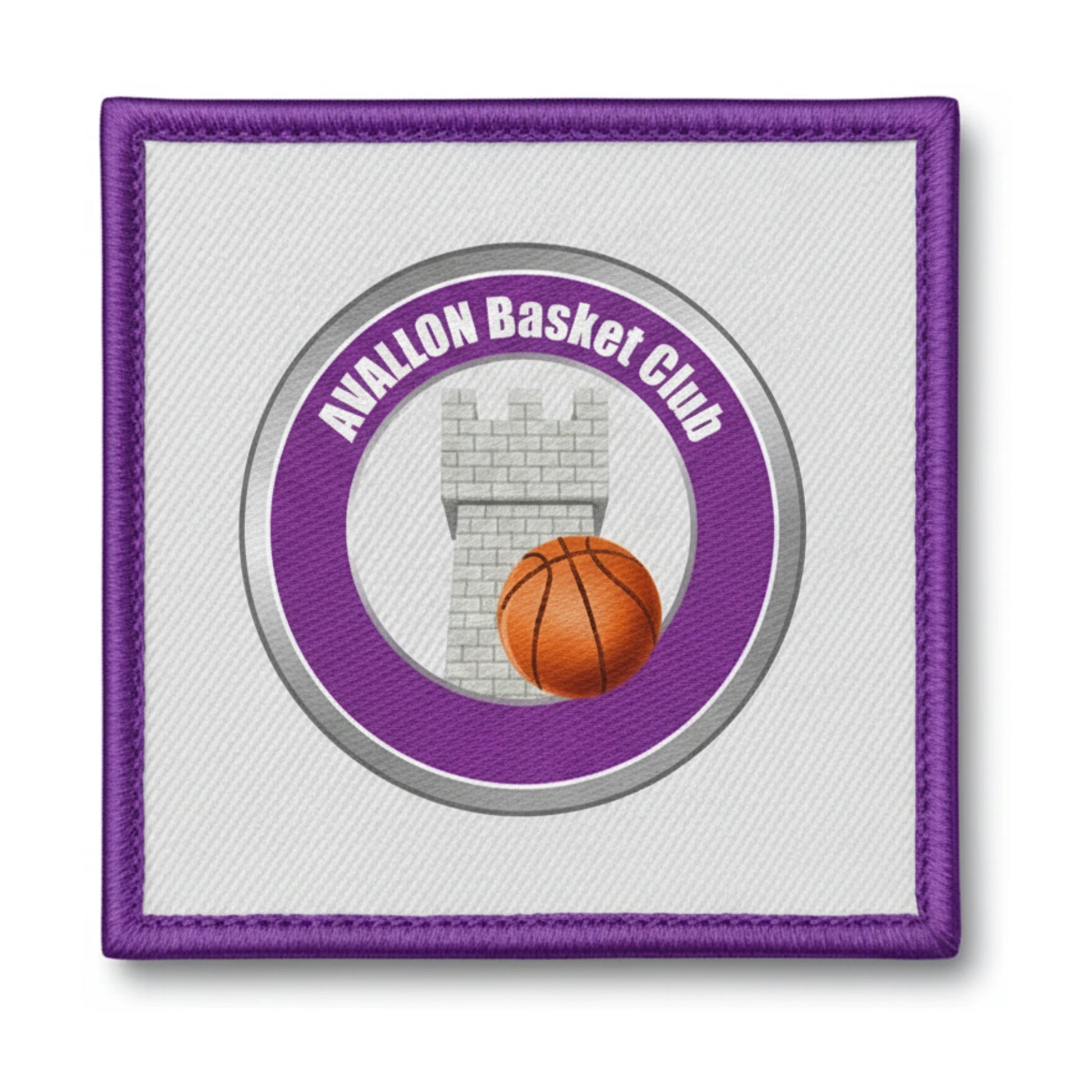 Patch brodé Avallon Basket Club Basketball logo