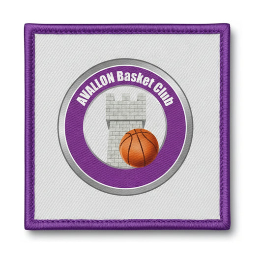 Patch brodé Avallon Basket Club Basketball logo