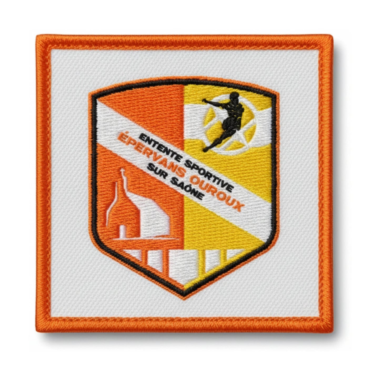 Patch brodé Es Epervans/ouroux Football logo