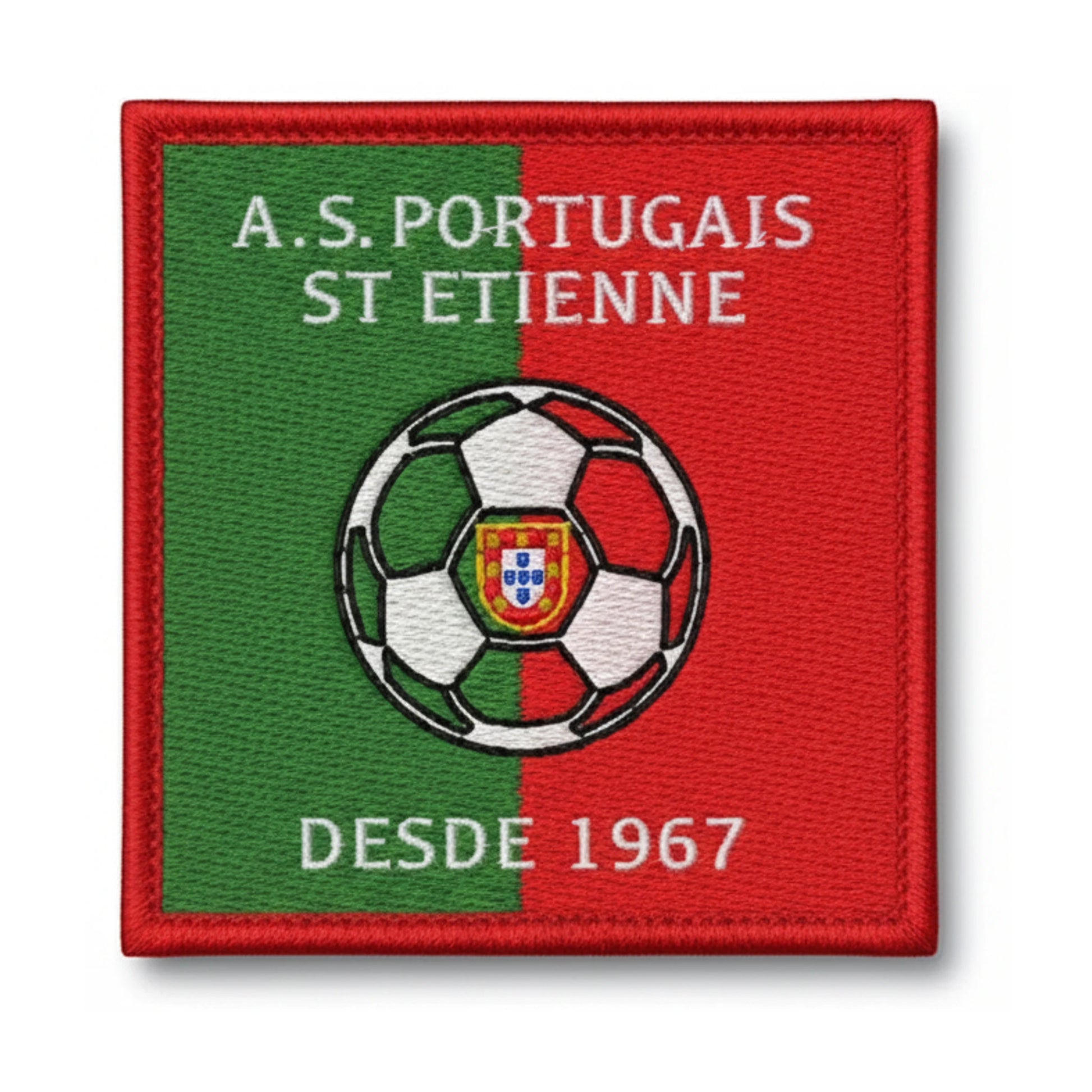 Patch brodé A.S. PORTUGAIS LOIRE ST ETIENNE Football logo
