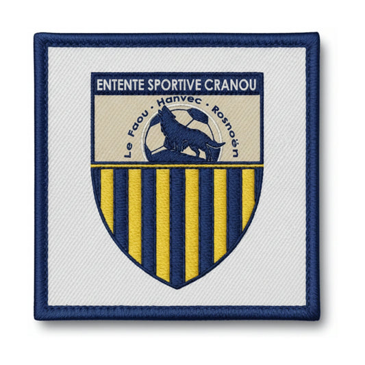 Patch brodé ENTENTE SPORTIVE CRANOU LE FAOU/HANVEC Football logo