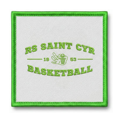 Patch brodé RS Saint Cyr sur Loire Basket Basketball logo