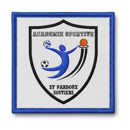 Patch brodé Academie Sportive St-Pardoux/soutiers Basketball logo