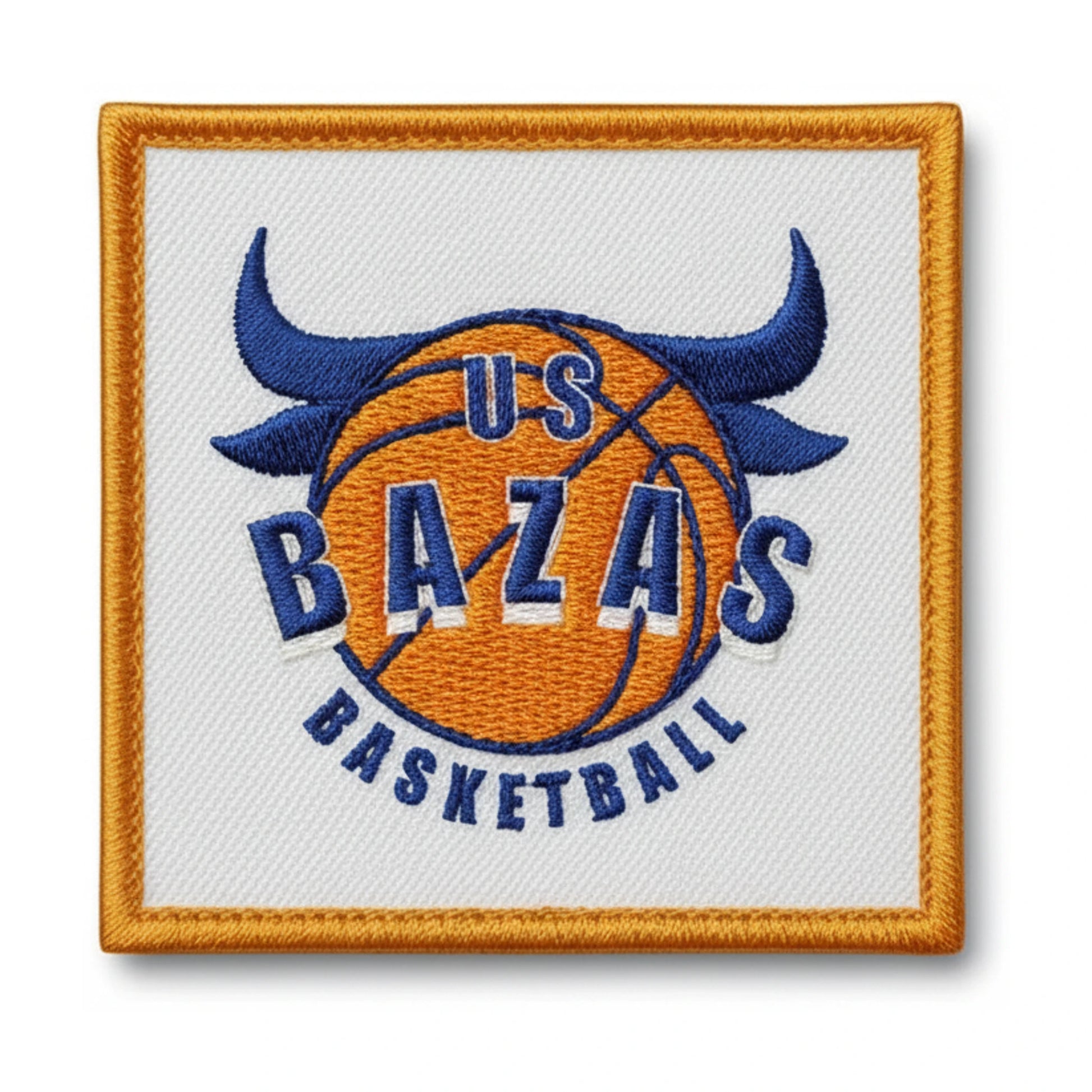 Patch brodé Union Sportive Bazas Basketball logo