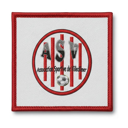 Patch brodé A.S. DE VILLEDOMER Football logo