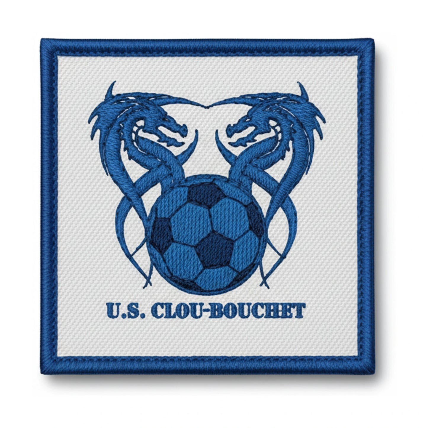 Patch brodé U.S. CLOU BOUCHET Football logo