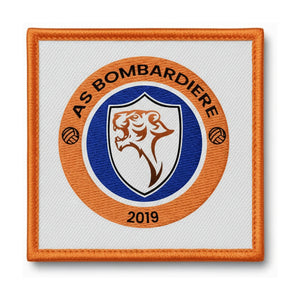 Patch brodé A. S. LA BOMBARDIERE Football logo