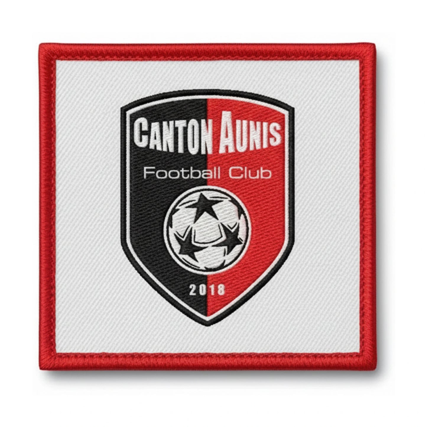 Patch brodé CANTON AUNIS F. C. Football logo
