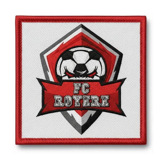 Patch brodé F.C. DE ROYERE VASSIVIERE Football logo