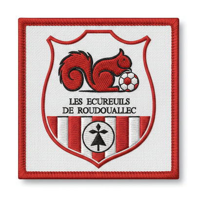 Patch brodé LES ECUREUILS DE ROUDOUALLEC Football logo