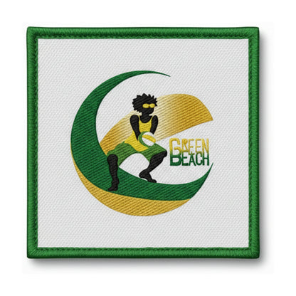 Patch brodé GREEN BEACH 77 Volley logo