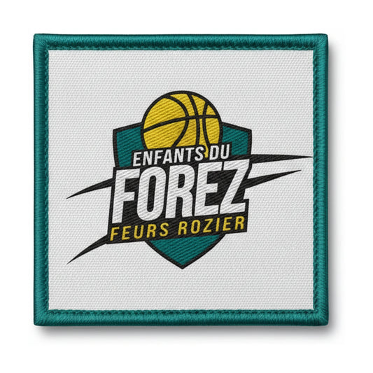 Patch brodé Les Enfants Du Forez Feurs Rozier Basketball logo