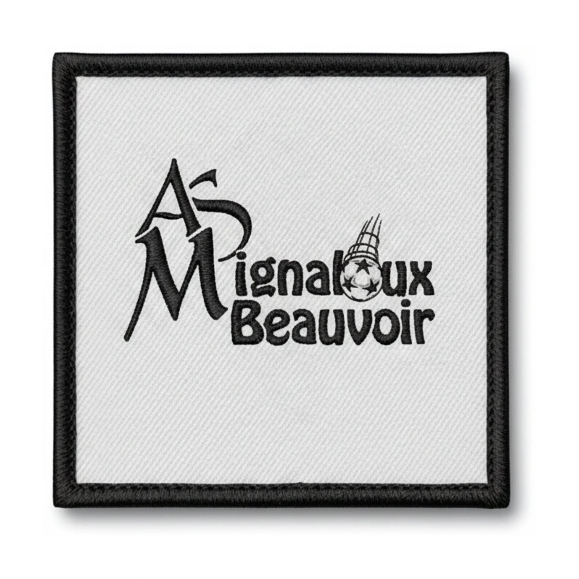 Patch brodé AM.S. MIGNALOUX BEAUVOIR Football logo