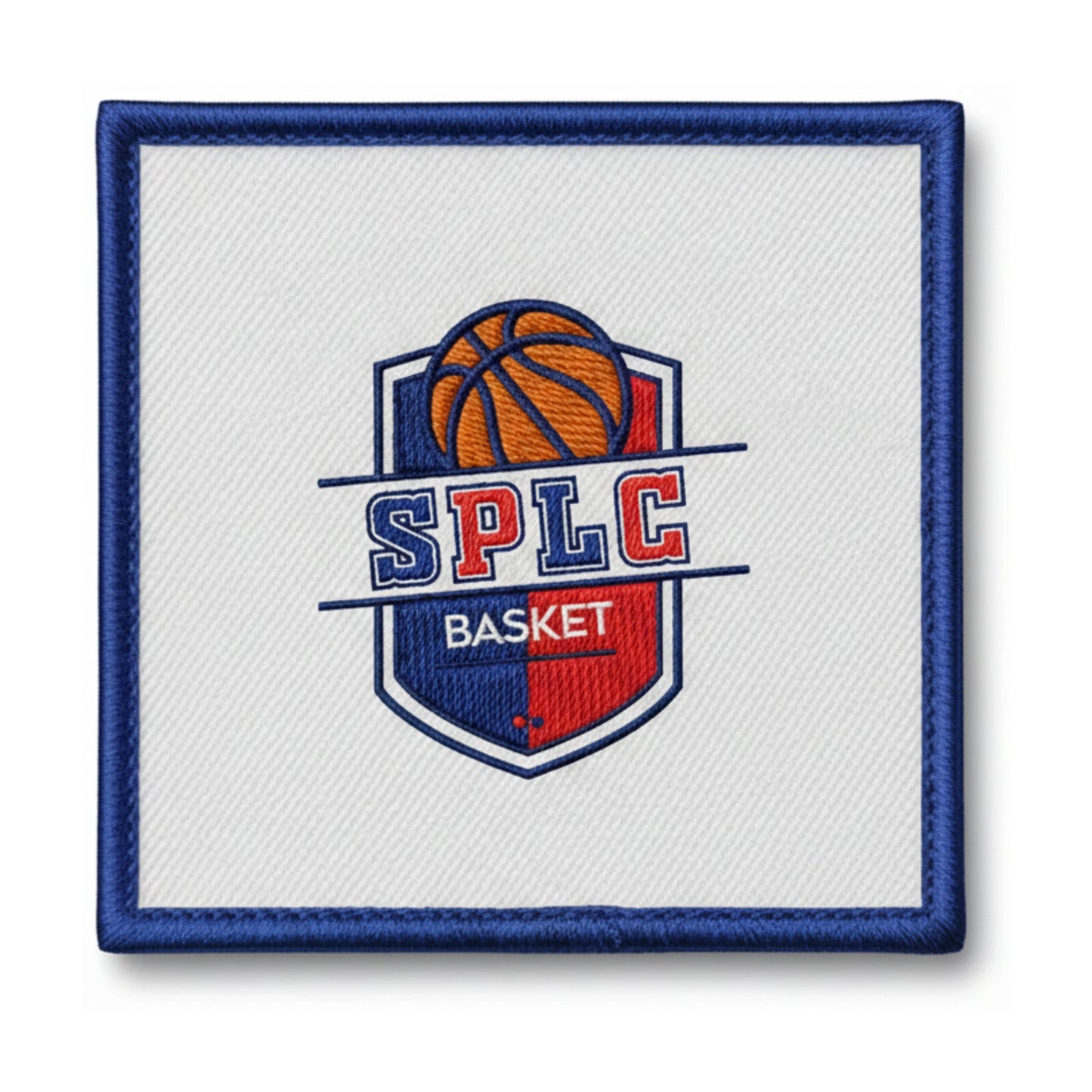 Patch brodé Entente Splc Basket - St Ouen Basketball logo