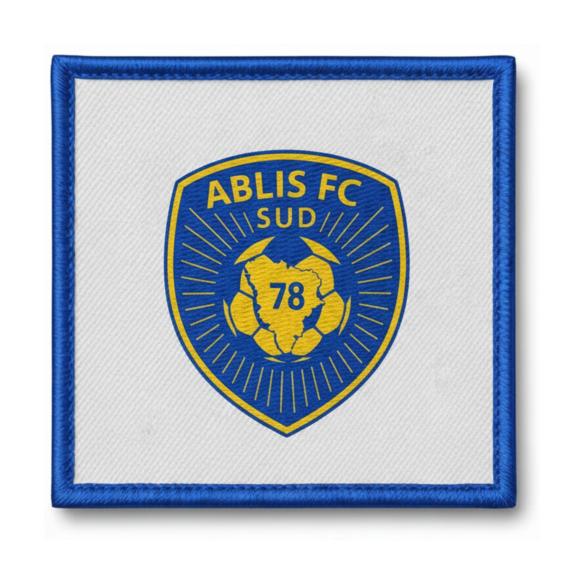 Patch brodé ABLIS F.C. SUD 78 Football logo