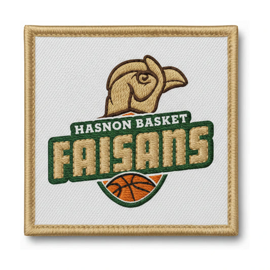 Patch brodé Union Denain Hasnon Basket Ball Basketball logo