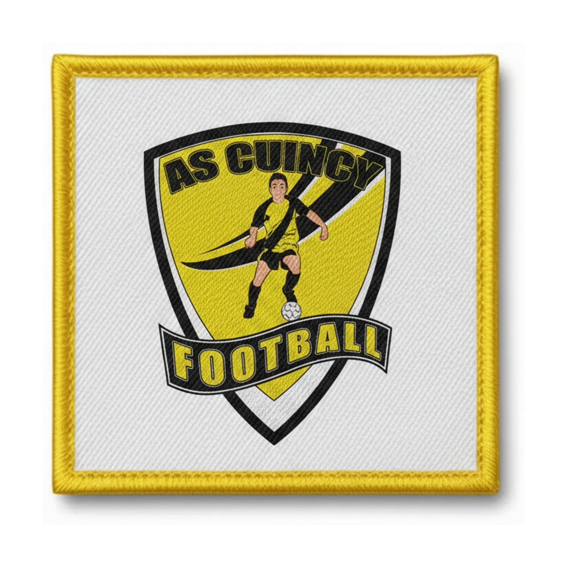 Patch brodé A.S. CUINCY Football logo