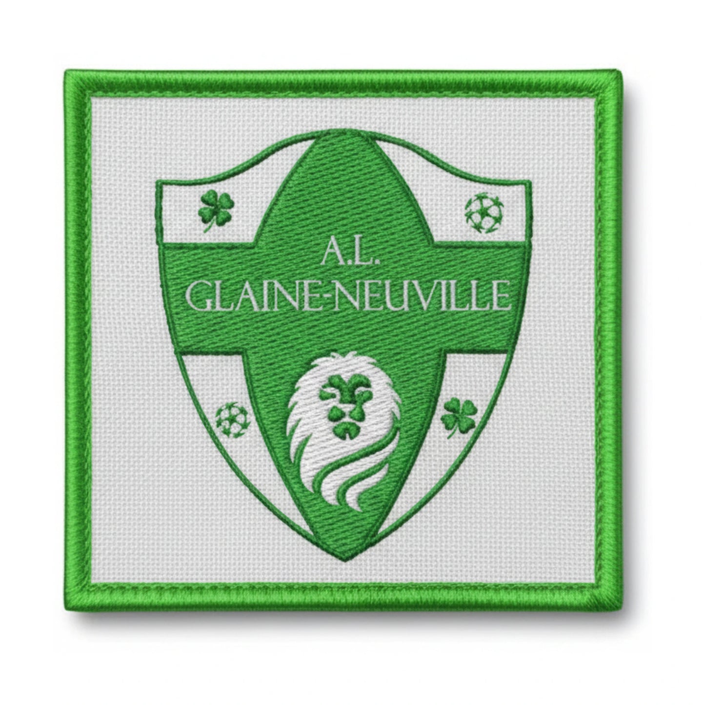Patch brodé AL Glaine Montaigut Football logo