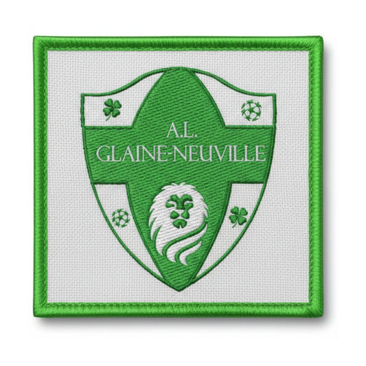 Patch brodé AL Glaine Montaigut Football logo