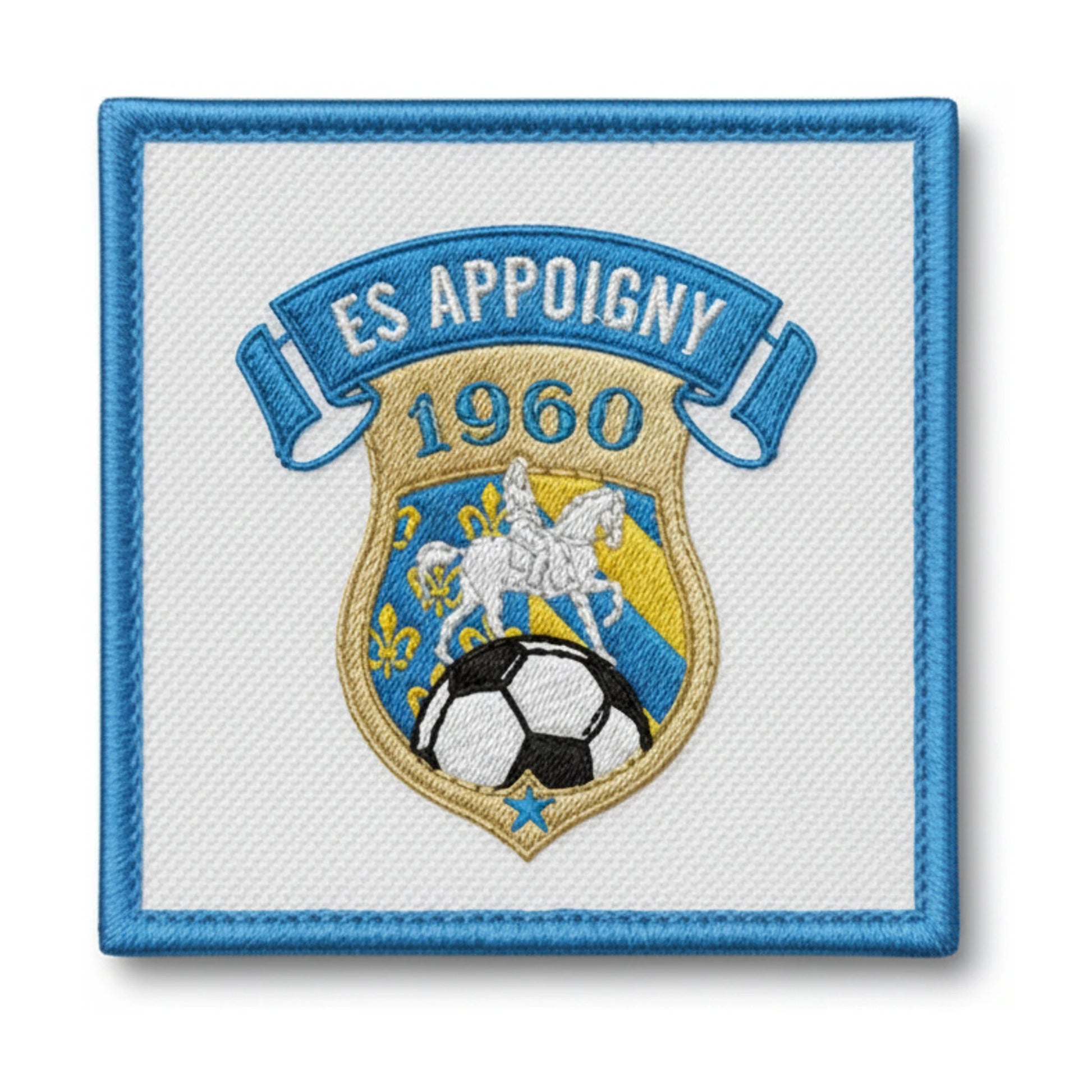 Patch brodé ES Appoigny Football logo