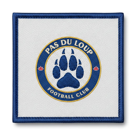 Patch brodé F. C. PAS DU LOUP Football logo
