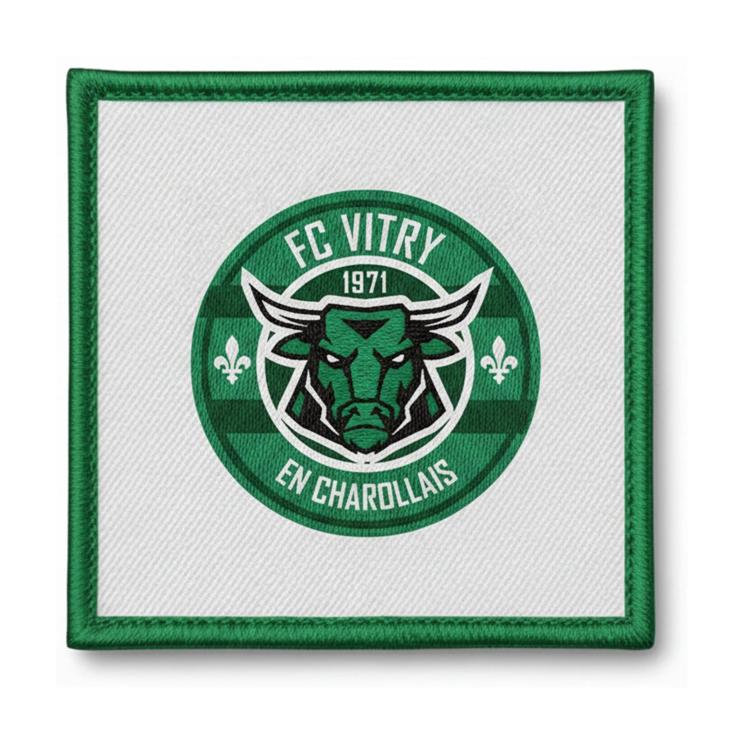 Patch brodé F.C. DE VITRY EN CHAROLLAIS Football logo