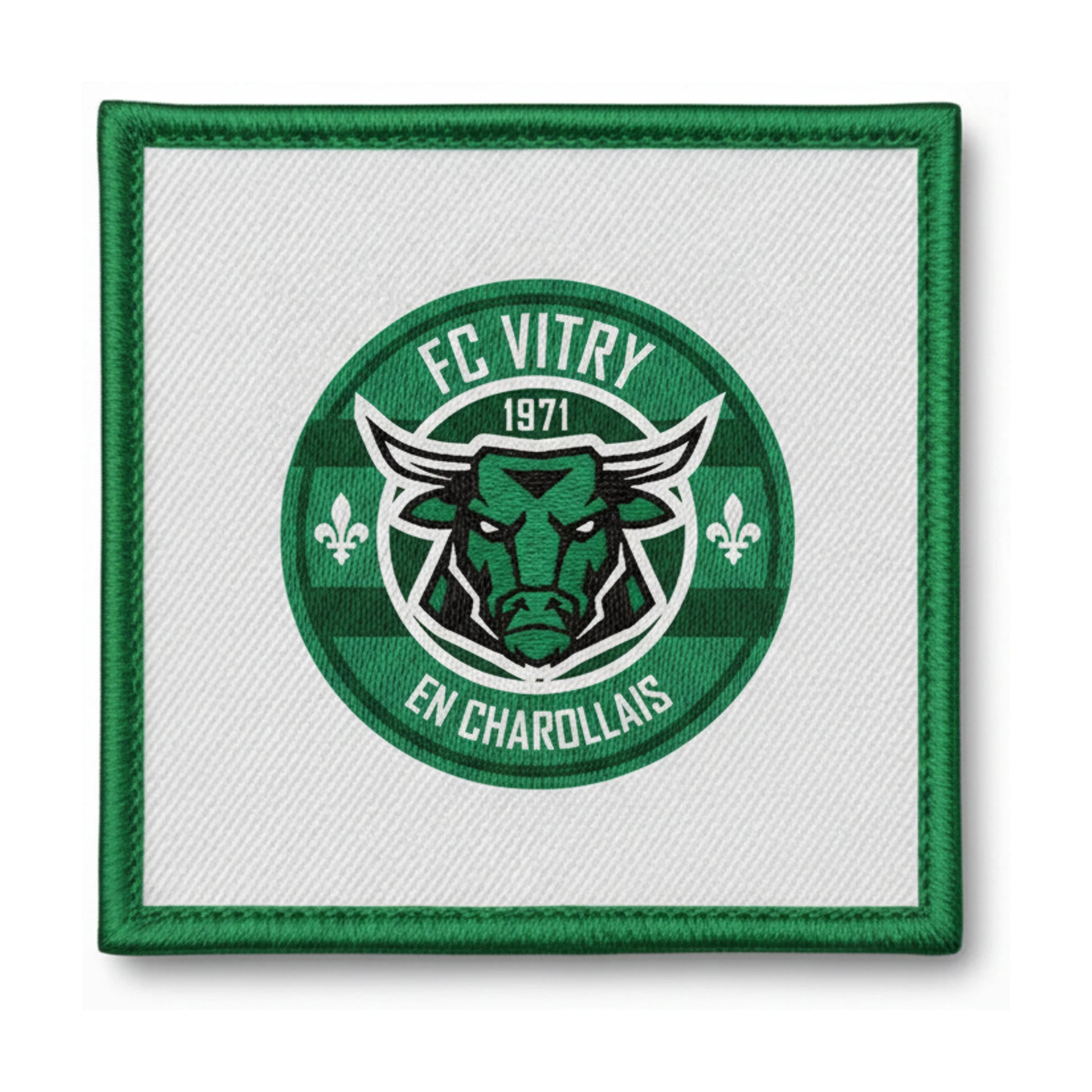 Patch brodé F.C. DE VITRY EN CHAROLLAIS Football logo