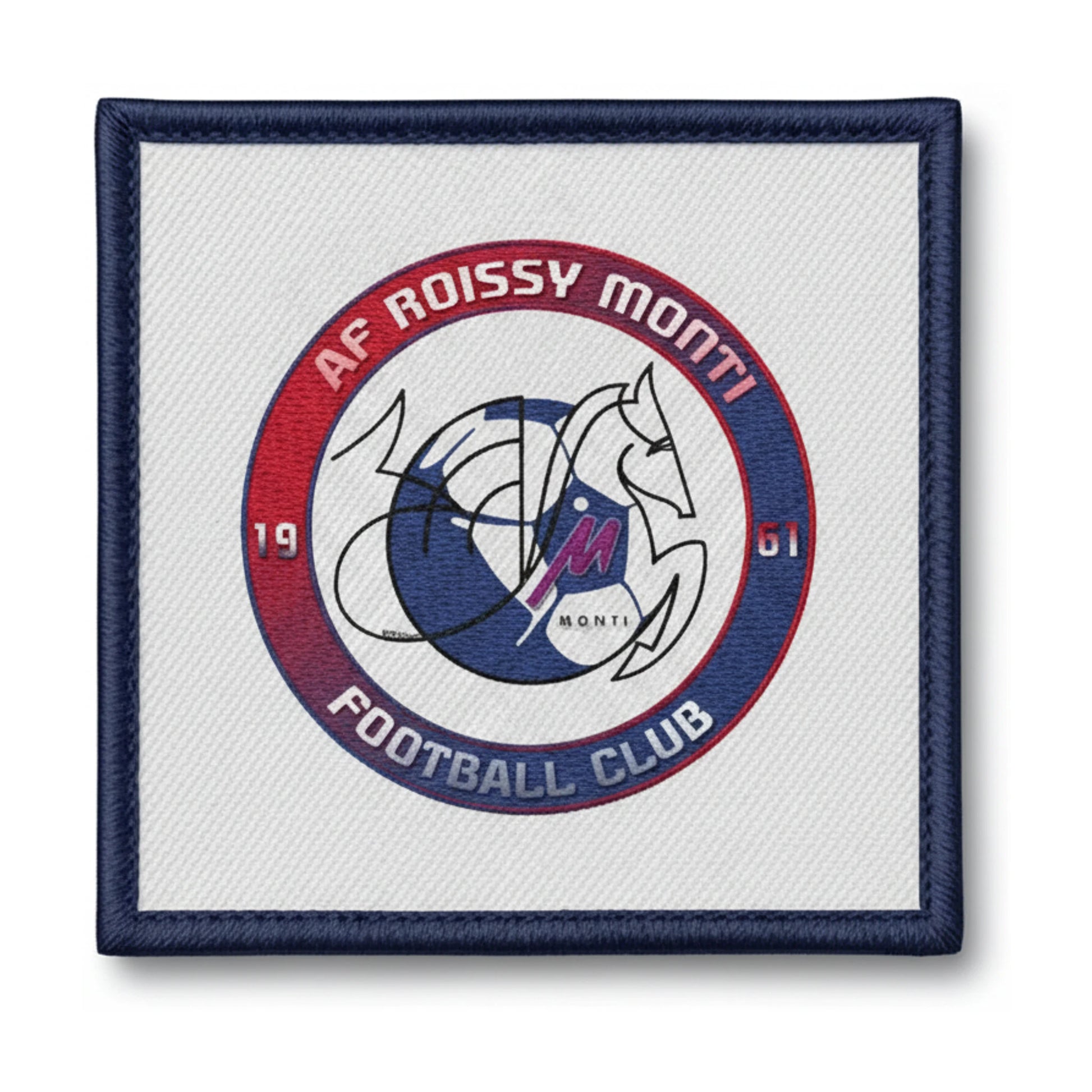 Patch brodé Af Roissy Monti Football Club Football logo
