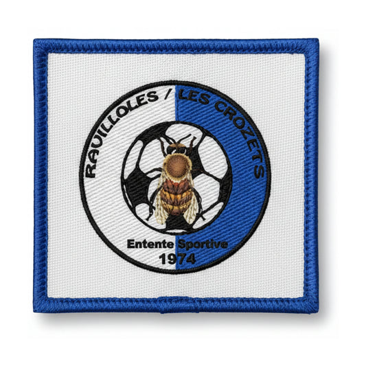 Patch brodé ENT. S.  RAVILLOLES LES CROZETS Football logo